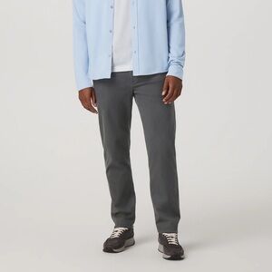 Vuori Men’s Fletcher Chino Pant Classic Fit 30” in Dark Pewter - 36